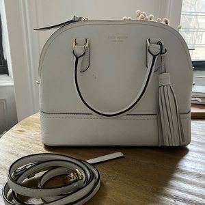 White Kate Spate Bag